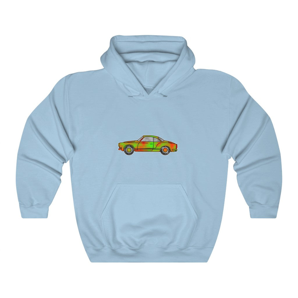 Kelly Green Rusty Ghia | Unisex Heavy Blend™ Hooded Sweatshirt