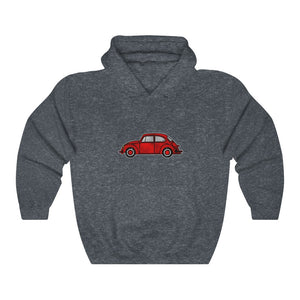 Carmine Red Sooty Bug | Unisex Heavy Blend™ Hooded Sweatshirt