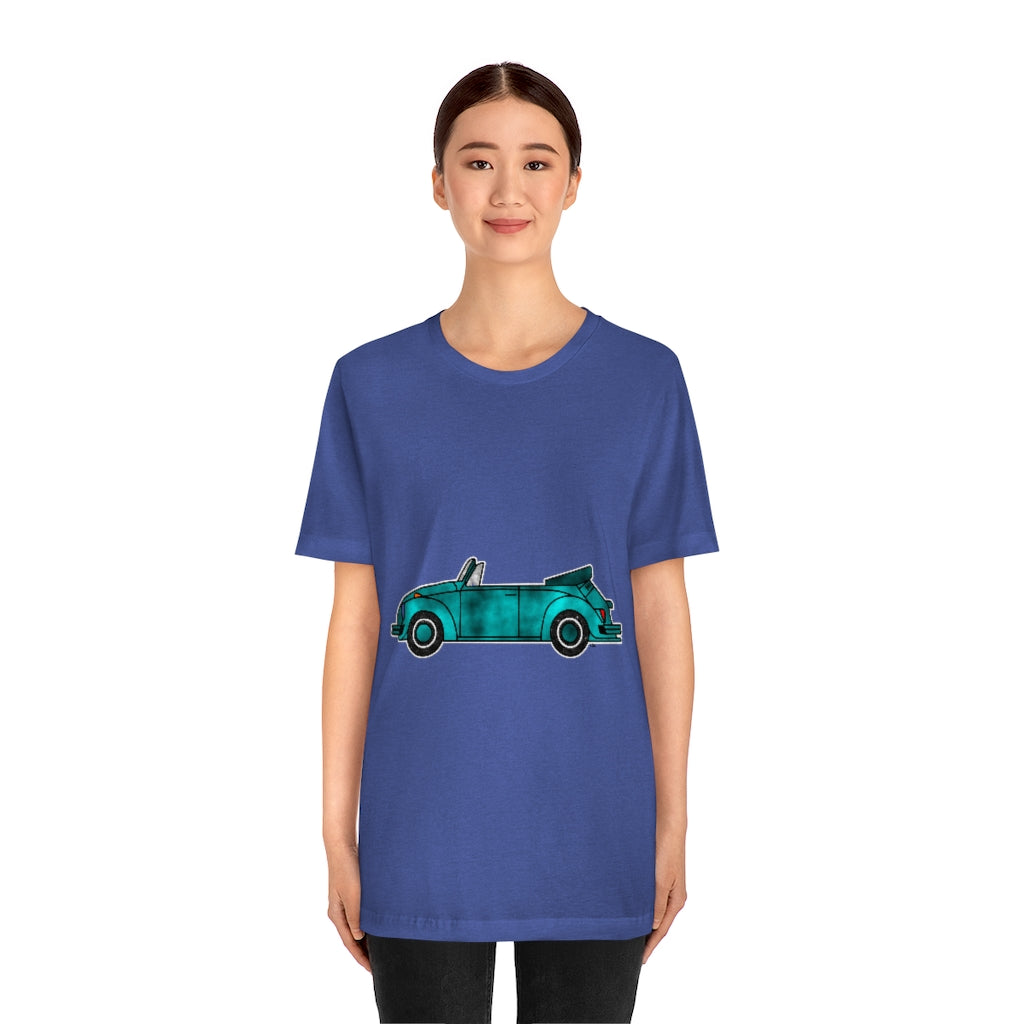 Petrol Blue Sooty Cabrio | Unisex Jersey Short Sleeve Tee