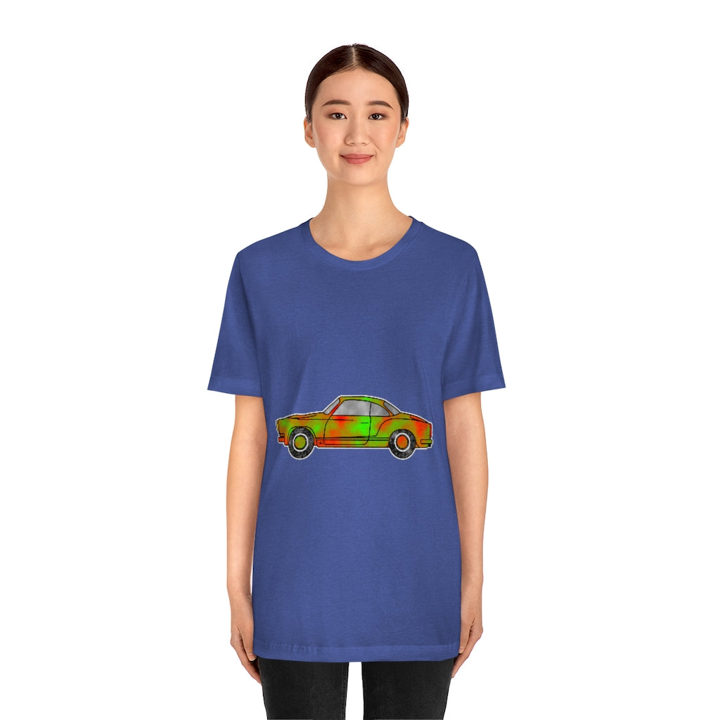 Kelly Green Rusty Ghia | Unisex Jersey Short Sleeve Tee