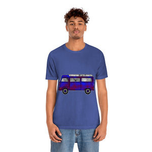 Capri Blue Rusty Bay Camper | Unisex Jersey Short Sleeve Tee