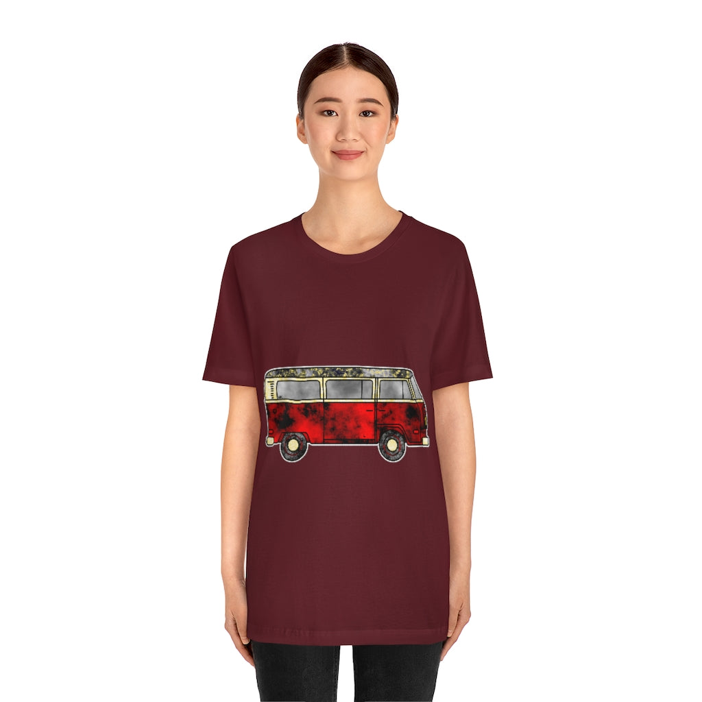 Carmine Red Sooty Bay Kombi | Unisex Jersey Short Sleeve Tee