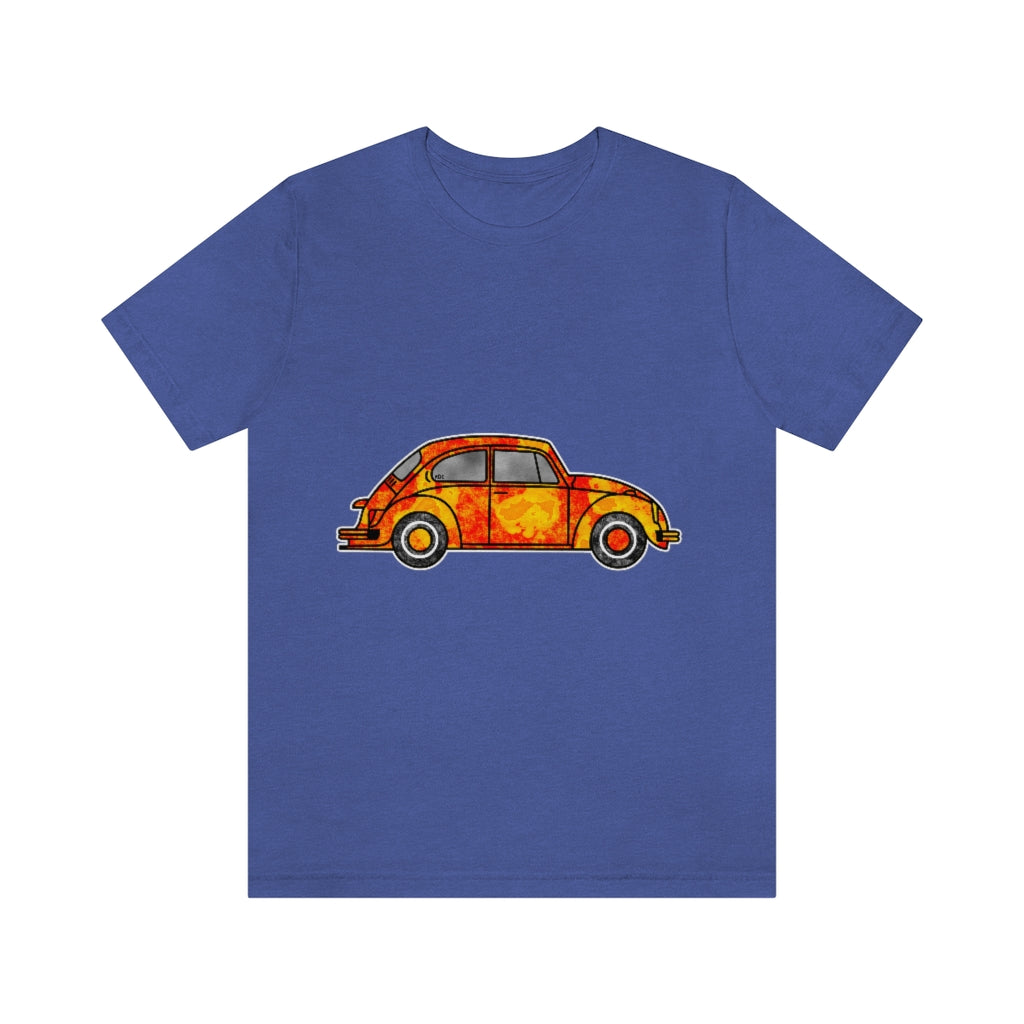 Pumpkin Orange Rusty Bug | Unisex Jersey Short Sleeve Tee