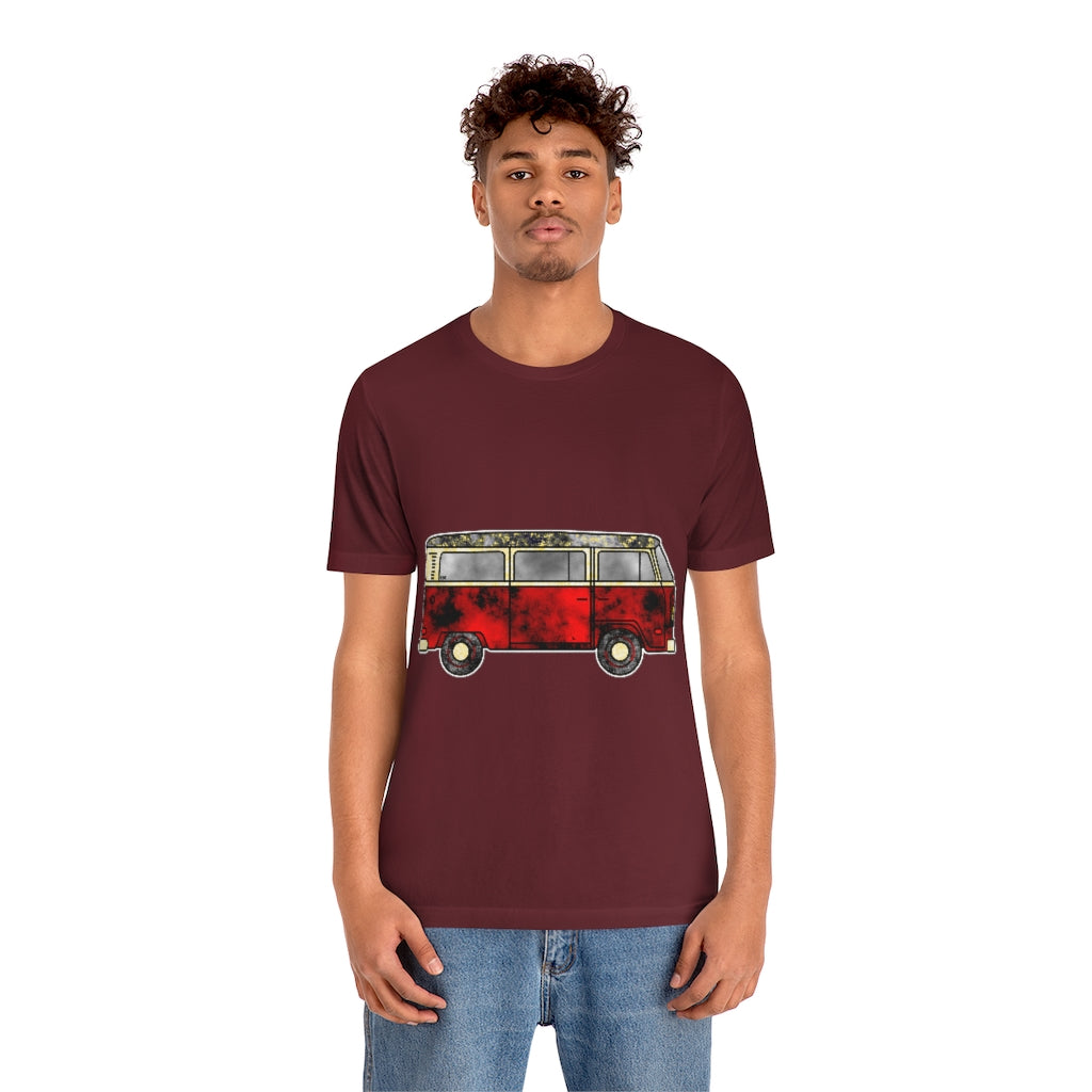 Carmine Red Sooty Bay Kombi | Unisex Jersey Short Sleeve Tee