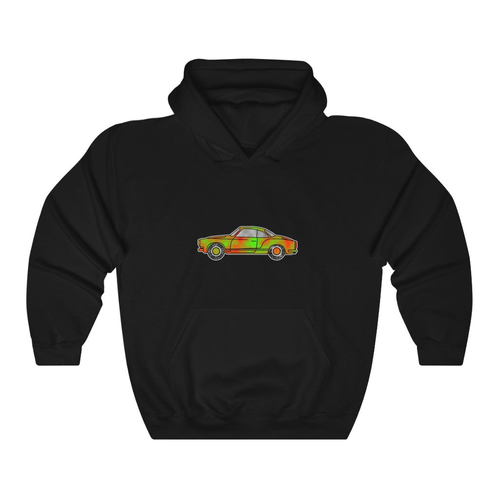 Kelly Green Rusty Ghia | Unisex Heavy Blend™ Hooded Sweatshirt