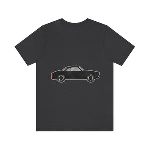 Midnight Black Dusty Ghia | Unisex Jersey Short Sleeve Tee