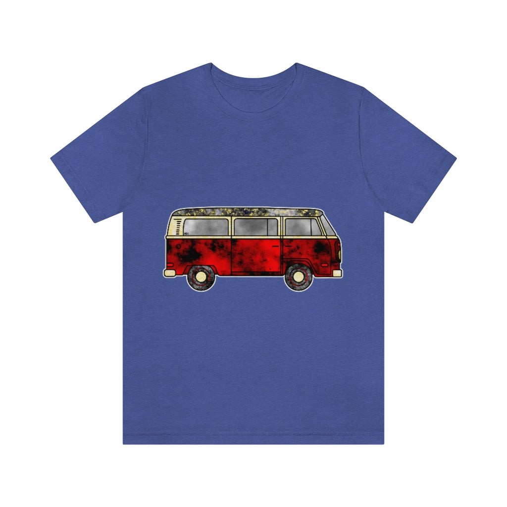 Carmine Red Sooty Bay Kombi | Unisex Jersey Short Sleeve Tee