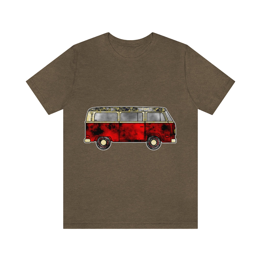 Carmine Red Sooty Bay Kombi | Unisex Jersey Short Sleeve Tee