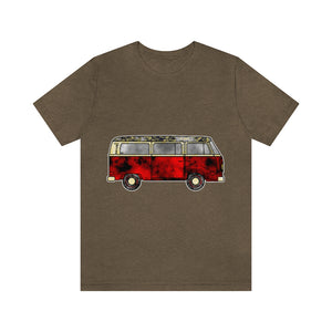 Carmine Red Sooty Bay Kombi | Unisex Jersey Short Sleeve Tee