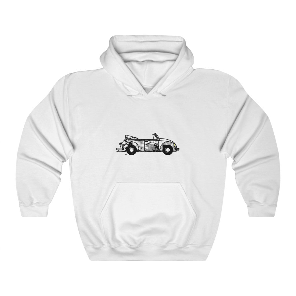 Ice White Sooty Bug | Unisex Heavy Blend™ Hooded Sweatshirt