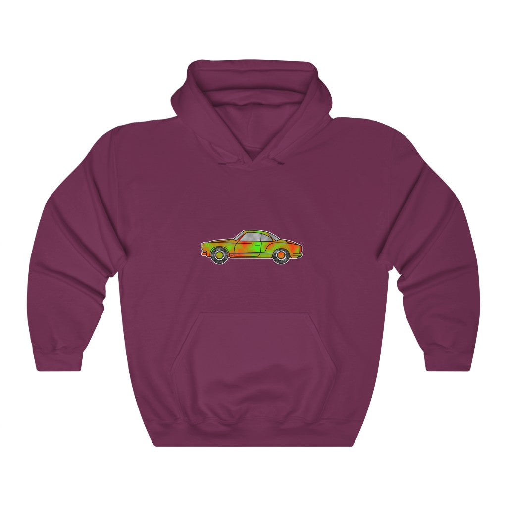 Kelly Green Rusty Ghia | Unisex Heavy Blend™ Hooded Sweatshirt