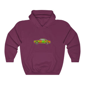 Kelly Green Rusty Ghia | Unisex Heavy Blend™ Hooded Sweatshirt