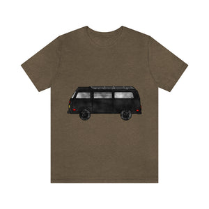 Midnight Black Dusty Bay Camper | Unisex Jersey Short Sleeve Tee