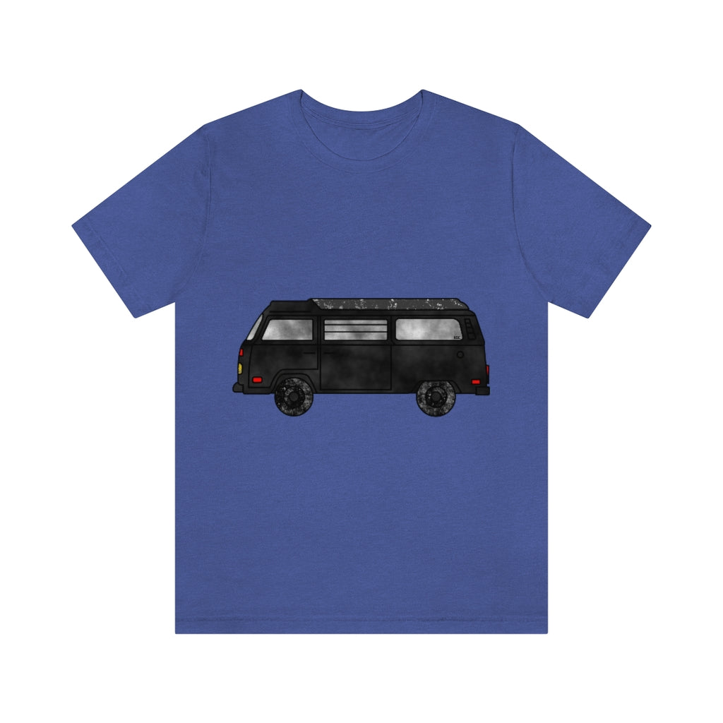 Midnight Black Dusty Bay Camper | Unisex Jersey Short Sleeve Tee