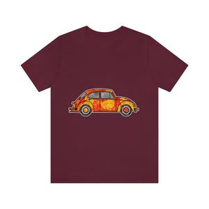 Pumpkin Orange Rusty Bug | Unisex Jersey Short Sleeve Tee