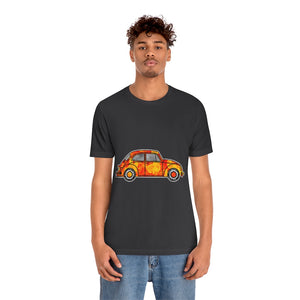 Pumpkin Orange Rusty Bug | Unisex Jersey Short Sleeve Tee