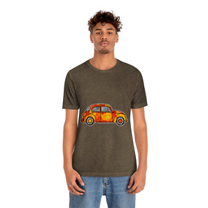 Pumpkin Orange Rusty Bug | Unisex Jersey Short Sleeve Tee