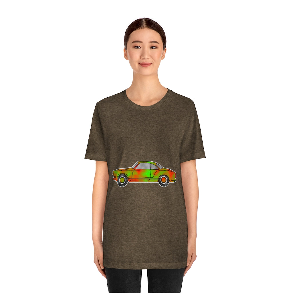 Kelly Green Rusty Ghia | Unisex Jersey Short Sleeve Tee