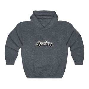 Ice White Sooty Bug | Unisex Heavy Blend™ Hooded Sweatshirt