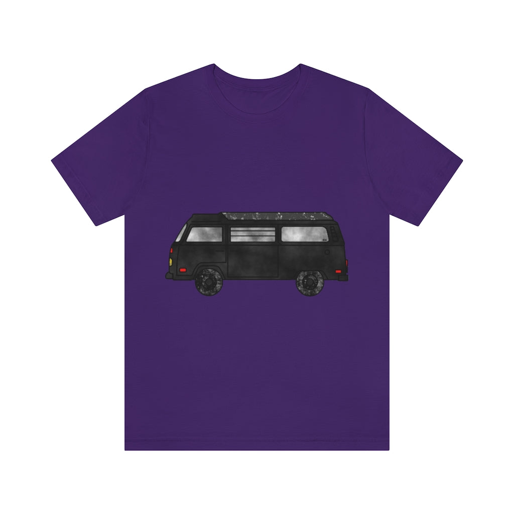 Midnight Black Dusty Bay Camper | Unisex Jersey Short Sleeve Tee