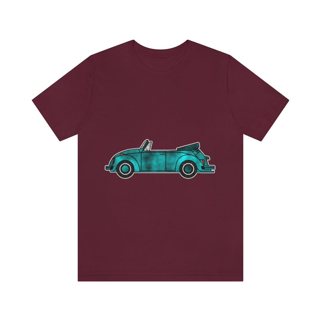 Petrol Blue Sooty Cabrio | Unisex Jersey Short Sleeve Tee