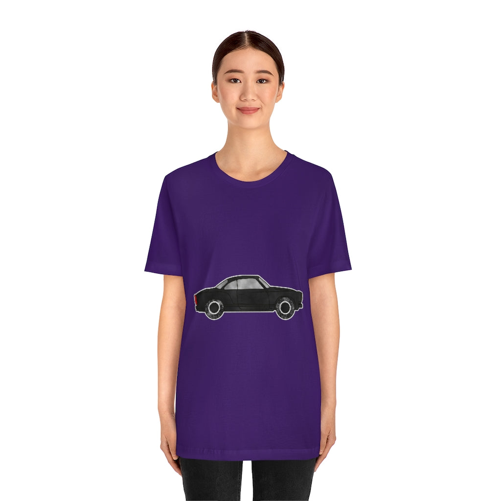 Midnight Black Dusty Ghia | Unisex Jersey Short Sleeve Tee