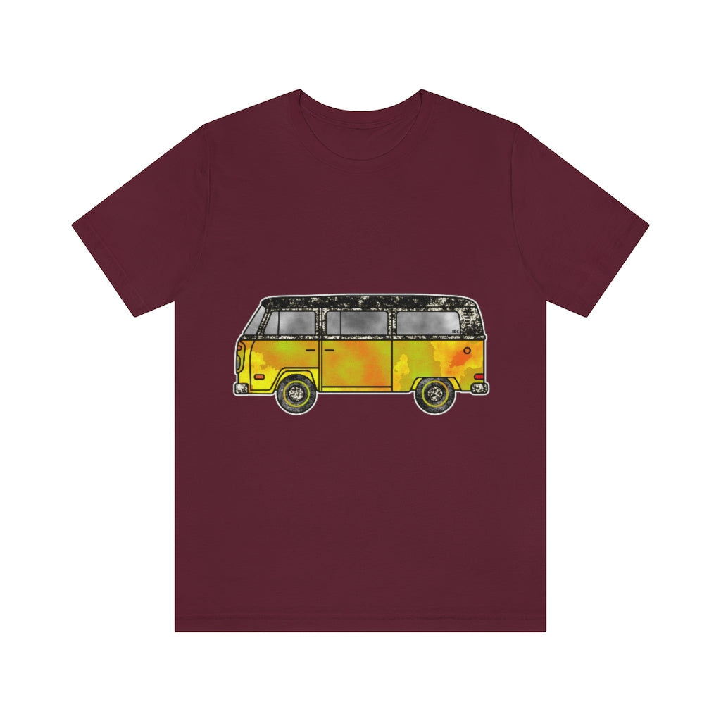 Sunshine Yellow Rusty Bay Kombi | Unisex Jersey Short Sleeve Tee